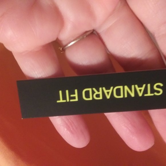 NWT Nike Flex Peach Orange Standard fit  Dri Fit Golf Top XL - Picture 6 of 15